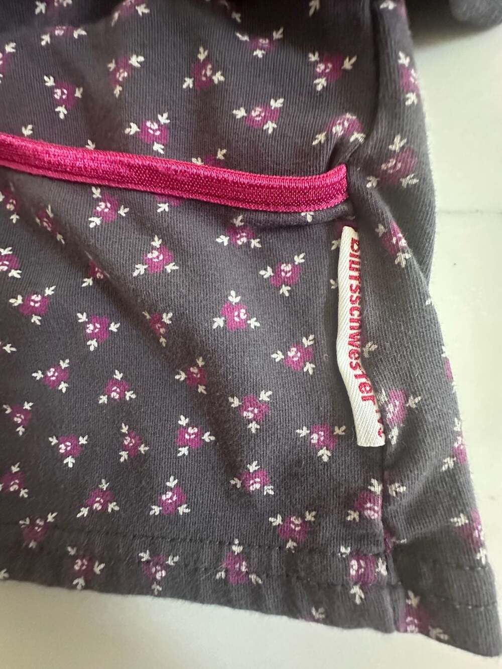 Blutsgeschwister Floral Print Full Zip Hoodie Jacket with Pockets - Picture 3 of 10